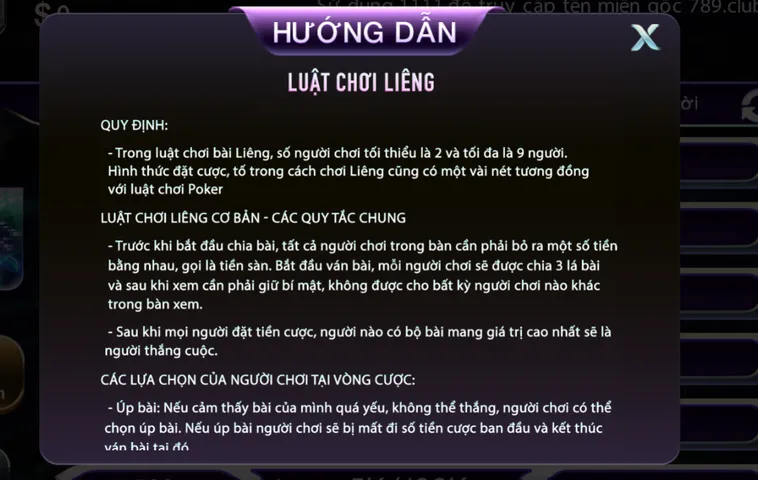 Bùng Nổ Cảm Xúc Với Liêng Tại 789Club Nơi Tỷ Lệ Thưởng Cực Cao