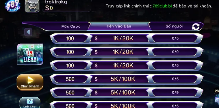 Bùng Nổ Cảm Xúc Với Liêng Tại 789Club Nơi Tỷ Lệ Thưởng Cực Cao