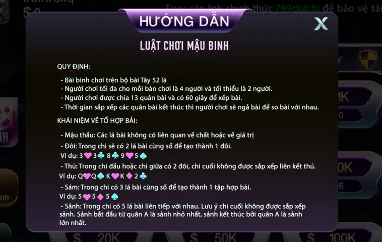 Chinh Phục Đỉnh Cao Mậu Binh Tại 789Club Với Phần Thưởng Tiền Tỷ