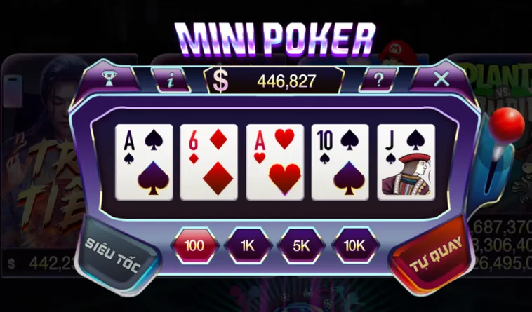 Khám Phá Siêu Phẩm Mini Poker tại 789Club Đỉnh Cao Cho Mọi Cao Thủ