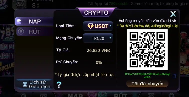 Nạp Tiền 789Club Siêu Nhanh Nhận Ngay Ưu Đãi Khủng Cho Mọi Game Thủ