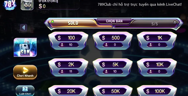 Bùng Nổ Cảm Xúc Với Sâm Tại 789Club Nơi Tỷ Lệ Thưởng Cực Cao