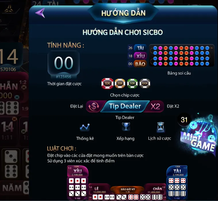 Săn Thưởng Đỉnh Cao Sicbo Casino tại 789Club Với Tỷ Lệ Thắng Cực Lớn