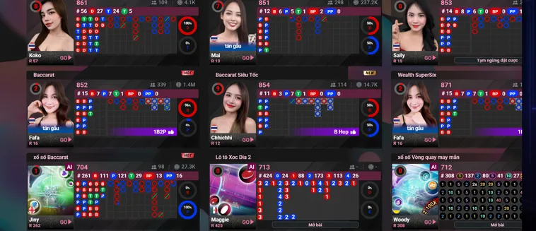 Bùng Nổ Cảm Xúc Tại Sảnh Via Casino Live Tại 789Club Đẳng Cấp