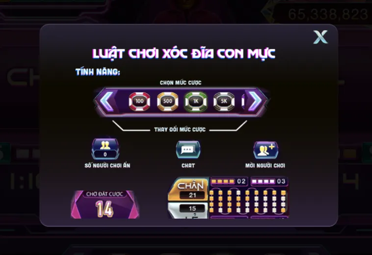 Hướng Dẫn Chi Tiết Cách Chơi Xóc Dĩa Con Mực Casino Tại 789Club
